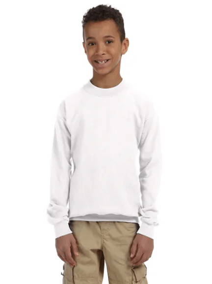 Gildan- G180B Youth Heavy Blend™ Crewneck Sweatshirt