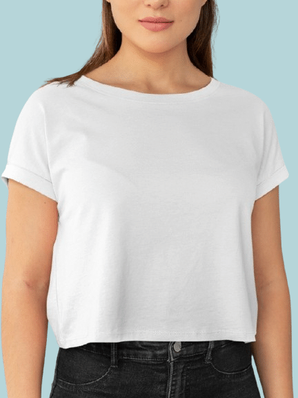 BELLA + CANVAS- 8882 - Women’s Flowy Crop Tee